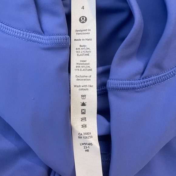 NWT - Lululemon Fast and Free HR Tight 25" Leggings - Pockets Sz 4 - Picture 9 of 13